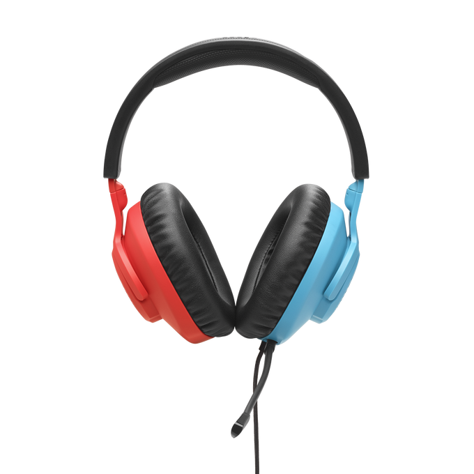 JBL Quantum 100N - Black - Wired over-ear gaming headset with detachable mic - Front image number null